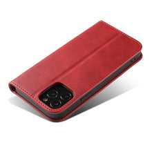 Load image into Gallery viewer, Calf Texture Magnetic Horizontal Flip Leather Case with Holder &amp; Card Slots &amp; Wallet, For iPhone 13 mini, For iPhone 13, For iPhone 13 Pro