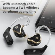 Load image into Gallery viewer, KZ ZAS 16-unit Ring Iron In-ear Wired Earphone,, ZAS Standard Version(White), ZAS Standard Version(Black), ZAS Mic Version(White), ZAS Mic Version(Black)