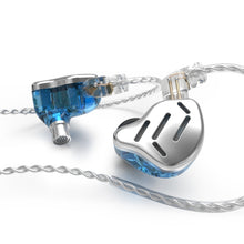 Load image into Gallery viewer, KZ ZAX 16-unit Ring Iron Sport Gaming In-ear Wired Earphone,, ZAX Standard Version(Silver), ZAX Standard Version(Black), ZAX Mic Version(Silver), ZAX Mic Version(Black)