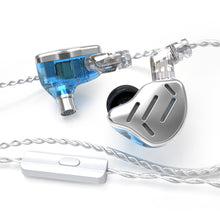 Load image into Gallery viewer, KZ ZAX 16-unit Ring Iron Sport Gaming In-ear Wired Earphone,, ZAX Standard Version(Silver), ZAX Standard Version(Black), ZAX Mic Version(Silver), ZAX Mic Version(Black)