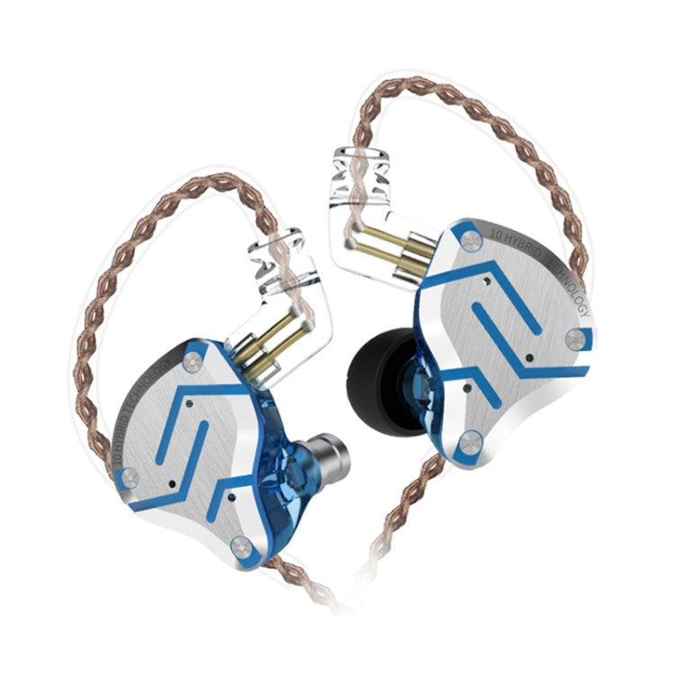 KZ ZS10 Pro 10-unit Ring Iron Gaming In-ear Wired Earphone,, ZS10 Pro Standard Version(Blue), ZS10 Pro Standard Version(Streamer Blue), ZS10 Pro Standard Version(Glare Gold), ZS10 Pro Standard Version(Purple), ZS10 Pro Mic Version(Black)               ...