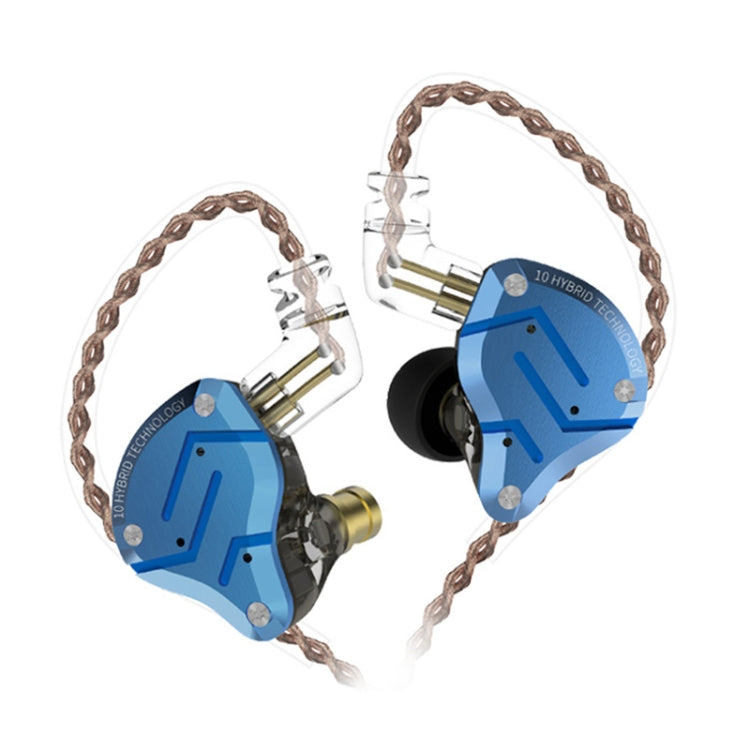 KZ ZS10 Pro 10-unit Ring Iron Gaming In-ear Wired Earphone,, ZS10 Pro Standard Version(Blue), ZS10 Pro Standard Version(Streamer Blue), ZS10 Pro Standard Version(Glare Gold), ZS10 Pro Standard Version(Purple), ZS10 Pro Mic Version(Black)               ...