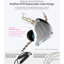 Load image into Gallery viewer, KZ ZS10 Pro 10-unit Ring Iron Gaming In-ear Wired Earphone,, ZS10 Pro Standard Version(Blue), ZS10 Pro Standard Version(Streamer Blue), ZS10 Pro Standard Version(Glare Gold), ZS10 Pro Standard Version(Purple), ZS10 Pro Mic Version(Black)               ...