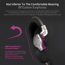 Load image into Gallery viewer, KZ ZS10 Pro 10-unit Ring Iron Gaming In-ear Wired Earphone,, ZS10 Pro Standard Version(Blue), ZS10 Pro Standard Version(Streamer Blue), ZS10 Pro Standard Version(Glare Gold), ZS10 Pro Standard Version(Purple), ZS10 Pro Mic Version(Black)               ...