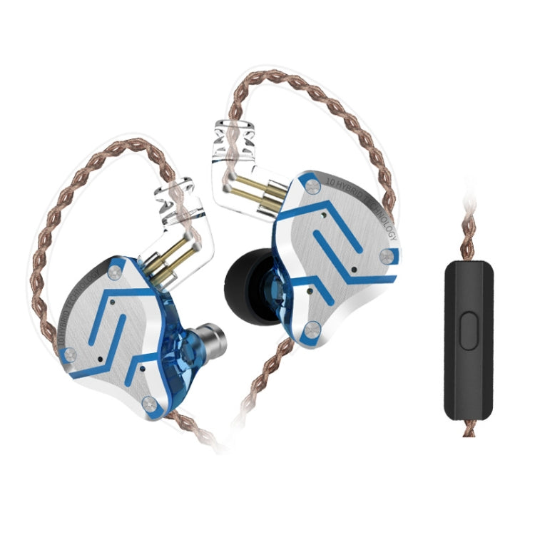 KZ ZS10 Pro 10-unit Ring Iron Gaming In-ear Wired Earphone,, ZS10 Pro Standard Version(Blue), ZS10 Pro Standard Version(Streamer Blue), ZS10 Pro Standard Version(Glare Gold), ZS10 Pro Standard Version(Purple), ZS10 Pro Mic Version(Black)               ...