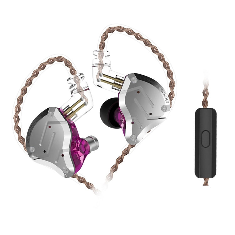 KZ ZS10 Pro 10-unit Ring Iron Gaming In-ear Wired Earphone,, ZS10 Pro Standard Version(Blue), ZS10 Pro Standard Version(Streamer Blue), ZS10 Pro Standard Version(Glare Gold), ZS10 Pro Standard Version(Purple), ZS10 Pro Mic Version(Black)               ...