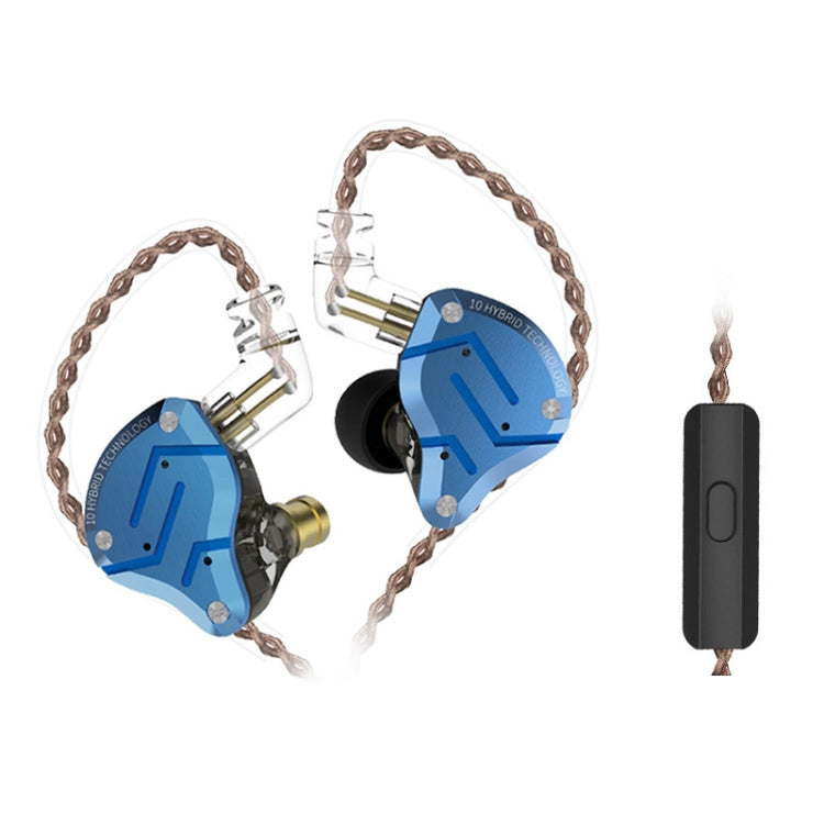 KZ ZS10 Pro 10-unit Ring Iron Gaming In-ear Wired Earphone,, ZS10 Pro Standard Version(Blue), ZS10 Pro Standard Version(Streamer Blue), ZS10 Pro Standard Version(Glare Gold), ZS10 Pro Standard Version(Purple), ZS10 Pro Mic Version(Black)               ...