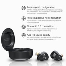 Load image into Gallery viewer, KZ SA08 Wireless Four-unit 5BA Balance Armature Bluetooth In-ear TWS Earphone, SA08