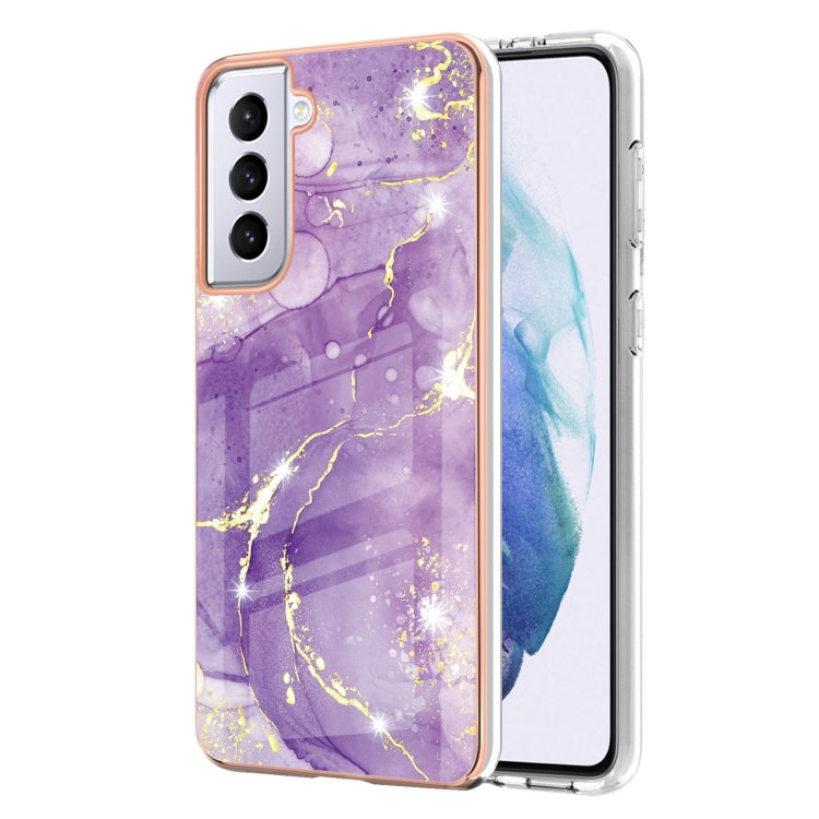 Electroplating Marble Pattern Dual-side IMD TPU Shockproof Case, For Xiaomi Redmi 9A, For Xiaomi Redmi Note 10 Pro / 10 Pro Max, For Xiaomi Poco X3 NFC, For LG Velvet 5G / 4G, For Samsung Galaxy S21 5G, For Samsung Galaxy S21+ 5G, For Samsung Galaxy S2...
