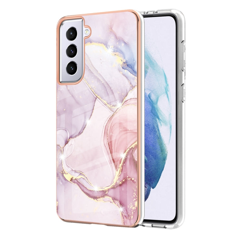 Electroplating Marble Pattern Dual-side IMD TPU Shockproof Case, For Xiaomi Redmi 9A, For Xiaomi Redmi Note 10 Pro / 10 Pro Max, For Xiaomi Poco X3 NFC, For LG Velvet 5G / 4G, For Samsung Galaxy S21 5G, For Samsung Galaxy S21+ 5G, For Samsung Galaxy S2...
