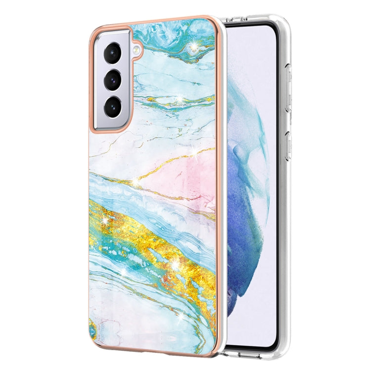 Electroplating Marble Pattern Dual-side IMD TPU Shockproof Case, For Xiaomi Redmi 9A, For Xiaomi Redmi Note 10 Pro / 10 Pro Max, For Xiaomi Poco X3 NFC, For LG Velvet 5G / 4G, For Samsung Galaxy S21 5G, For Samsung Galaxy S21+ 5G, For Samsung Galaxy S2...