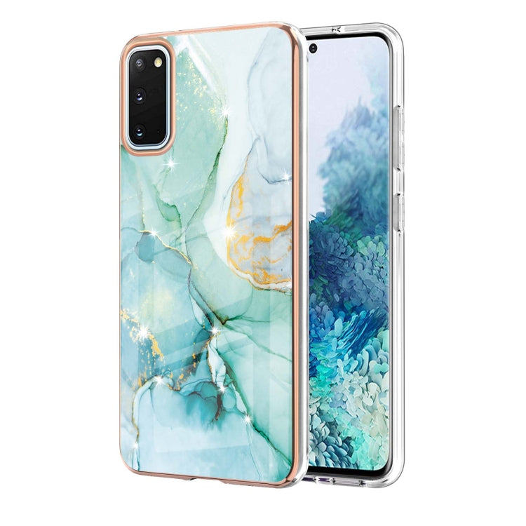 Electroplating Marble Pattern Dual-side IMD TPU Shockproof Case, For Xiaomi Redmi 9A, For Xiaomi Redmi Note 10 Pro / 10 Pro Max, For Xiaomi Poco X3 NFC, For LG Velvet 5G / 4G, For Samsung Galaxy S21 5G, For Samsung Galaxy S21+ 5G, For Samsung Galaxy S2...