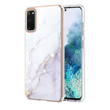 Load image into Gallery viewer, Electroplating Marble Pattern Dual-side IMD TPU Shockproof Case, For Xiaomi Redmi 9A, For Xiaomi Redmi Note 10 Pro / 10 Pro Max, For Xiaomi Poco X3 NFC, For LG Velvet 5G / 4G, For Samsung Galaxy S21 5G, For Samsung Galaxy S21+ 5G, For Samsung Galaxy S2...