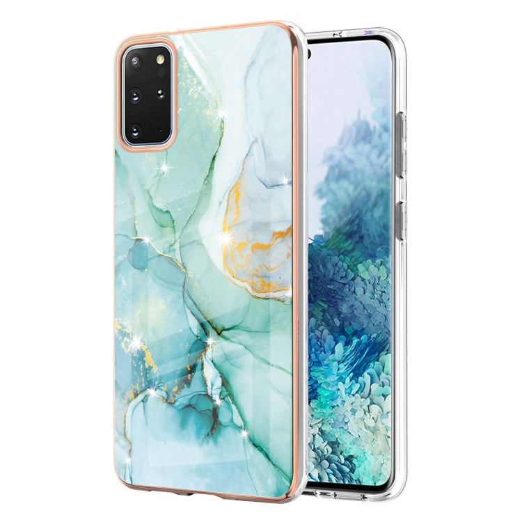 Electroplating Marble Pattern Dual-side IMD TPU Shockproof Case, For Xiaomi Redmi 9A, For Xiaomi Redmi Note 10 Pro / 10 Pro Max, For Xiaomi Poco X3 NFC, For LG Velvet 5G / 4G, For Samsung Galaxy S21 5G, For Samsung Galaxy S21+ 5G, For Samsung Galaxy S2...