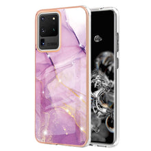Load image into Gallery viewer, Electroplating Marble Pattern Dual-side IMD TPU Shockproof Case, For Samsung Galaxy S20 Ultra, For Samsung Galaxy A72 5G / 4G, For Samsung Galaxy A22 5G US Version, For Samsung Galaxy A22 4G EU Version, For Samsung Galaxy A21s                          ...