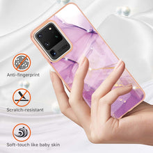 Load image into Gallery viewer, Electroplating Marble Pattern Dual-side IMD TPU Shockproof Case, For Samsung Galaxy S20 Ultra, For Samsung Galaxy A72 5G / 4G, For Samsung Galaxy A22 5G US Version, For Samsung Galaxy A22 4G EU Version, For Samsung Galaxy A21s                          ...