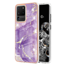 Load image into Gallery viewer, Electroplating Marble Pattern Dual-side IMD TPU Shockproof Case, For Samsung Galaxy S20 Ultra, For Samsung Galaxy A72 5G / 4G, For Samsung Galaxy A22 5G US Version, For Samsung Galaxy A22 4G EU Version, For Samsung Galaxy A21s                          ...