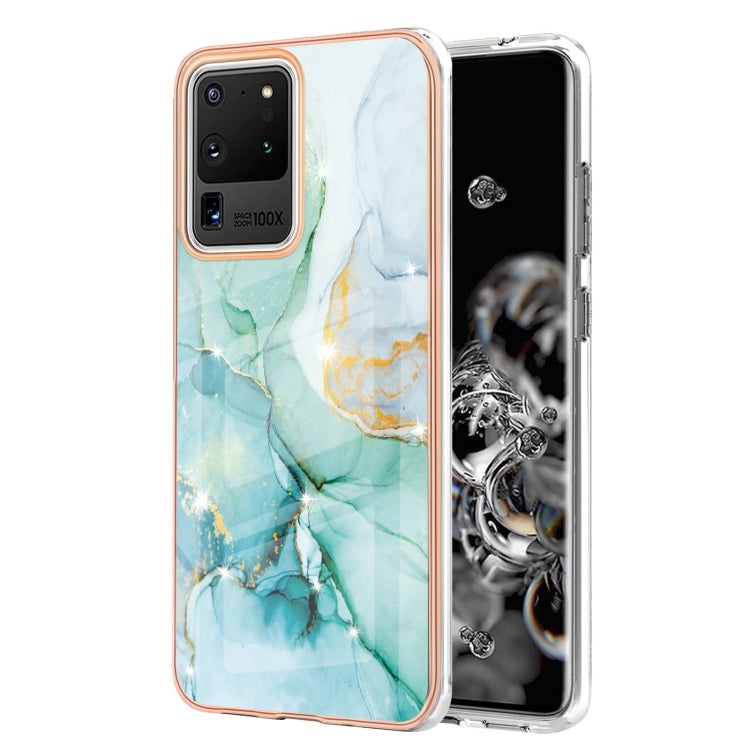 Electroplating Marble Pattern Dual-side IMD TPU Shockproof Case, For Samsung Galaxy S20 Ultra, For Samsung Galaxy A72 5G / 4G, For Samsung Galaxy A22 5G US Version, For Samsung Galaxy A22 4G EU Version, For Samsung Galaxy A21s                          ...