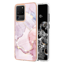 Load image into Gallery viewer, Electroplating Marble Pattern Dual-side IMD TPU Shockproof Case, For Samsung Galaxy S20 Ultra, For Samsung Galaxy A72 5G / 4G, For Samsung Galaxy A22 5G US Version, For Samsung Galaxy A22 4G EU Version, For Samsung Galaxy A21s                          ...