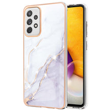 Load image into Gallery viewer, Electroplating Marble Pattern Dual-side IMD TPU Shockproof Case, For Samsung Galaxy S20 Ultra, For Samsung Galaxy A72 5G / 4G, For Samsung Galaxy A22 5G US Version, For Samsung Galaxy A22 4G EU Version, For Samsung Galaxy A21s                          ...