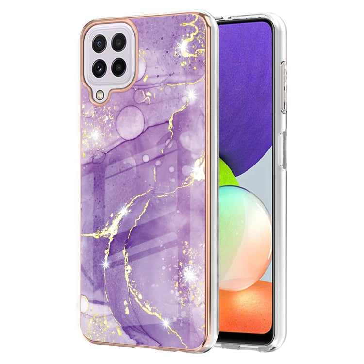 Electroplating Marble Pattern Dual-side IMD TPU Shockproof Case, For Samsung Galaxy S20 Ultra, For Samsung Galaxy A72 5G / 4G, For Samsung Galaxy A22 5G US Version, For Samsung Galaxy A22 4G EU Version, For Samsung Galaxy A21s                          ...