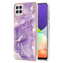 Load image into Gallery viewer, Electroplating Marble Pattern Dual-side IMD TPU Shockproof Case, For Samsung Galaxy S20 Ultra, For Samsung Galaxy A72 5G / 4G, For Samsung Galaxy A22 5G US Version, For Samsung Galaxy A22 4G EU Version, For Samsung Galaxy A21s                          ...