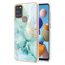 Load image into Gallery viewer, Electroplating Marble Pattern Dual-side IMD TPU Shockproof Case, For Samsung Galaxy S20 Ultra, For Samsung Galaxy A72 5G / 4G, For Samsung Galaxy A22 5G US Version, For Samsung Galaxy A22 4G EU Version, For Samsung Galaxy A21s                          ...