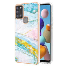 Load image into Gallery viewer, Electroplating Marble Pattern Dual-side IMD TPU Shockproof Case, For Samsung Galaxy S20 Ultra, For Samsung Galaxy A72 5G / 4G, For Samsung Galaxy A22 5G US Version, For Samsung Galaxy A22 4G EU Version, For Samsung Galaxy A21s                          ...