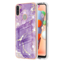 Load image into Gallery viewer, Electroplating Marble Pattern Dual-side IMD TPU Shockproof Case, For Samsung Galaxy S20 Ultra, For Samsung Galaxy A72 5G / 4G, For Samsung Galaxy A22 5G US Version, For Samsung Galaxy A22 4G EU Version, For Samsung Galaxy A21s                          ...