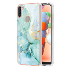 Load image into Gallery viewer, Electroplating Marble Pattern Dual-side IMD TPU Shockproof Case, For Samsung Galaxy S20 Ultra, For Samsung Galaxy A72 5G / 4G, For Samsung Galaxy A22 5G US Version, For Samsung Galaxy A22 4G EU Version, For Samsung Galaxy A21s                          ...