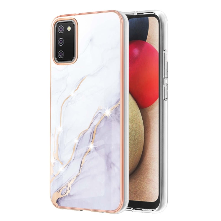 Electroplating Marble Pattern Dual-side IMD TPU Shockproof Case, For Samsung Galaxy S20 Ultra, For Samsung Galaxy A72 5G / 4G, For Samsung Galaxy A22 5G US Version, For Samsung Galaxy A22 4G EU Version, For Samsung Galaxy A21s                          ...