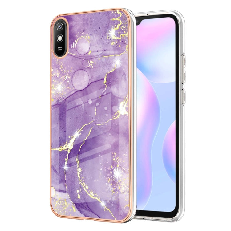 Electroplating Marble Pattern Dual-side IMD TPU Shockproof Case, For Xiaomi Redmi 9A, For Xiaomi Redmi Note 10 Pro / 10 Pro Max, For Xiaomi Poco X3 NFC, For LG Velvet 5G / 4G, For Samsung Galaxy S21 5G, For Samsung Galaxy S21+ 5G, For Samsung Galaxy S2...