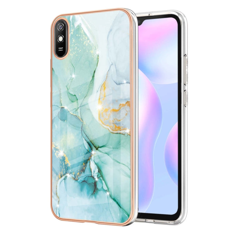 Electroplating Marble Pattern Dual-side IMD TPU Shockproof Case, For Xiaomi Redmi 9A, For Xiaomi Redmi Note 10 Pro / 10 Pro Max, For Xiaomi Poco X3 NFC, For LG Velvet 5G / 4G, For Samsung Galaxy S21 5G, For Samsung Galaxy S21+ 5G, For Samsung Galaxy S2...