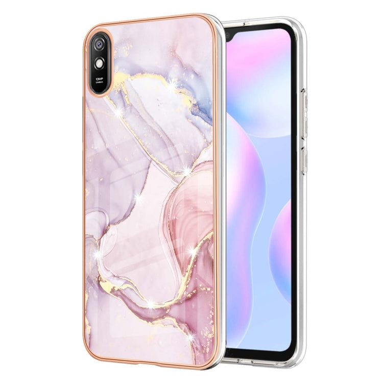 Electroplating Marble Pattern Dual-side IMD TPU Shockproof Case, For Xiaomi Redmi 9A, For Xiaomi Redmi Note 10 Pro / 10 Pro Max, For Xiaomi Poco X3 NFC, For LG Velvet 5G / 4G, For Samsung Galaxy S21 5G, For Samsung Galaxy S21+ 5G, For Samsung Galaxy S2...