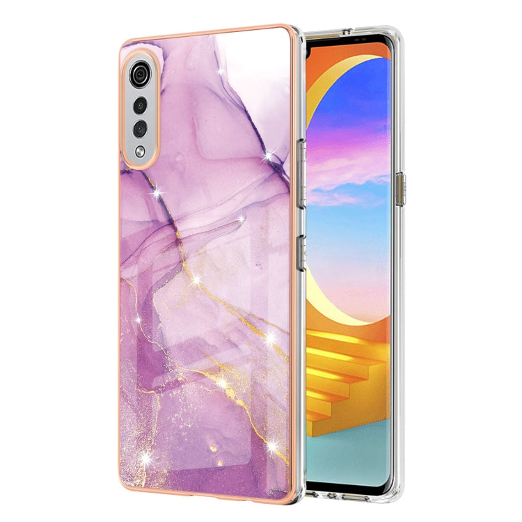 Electroplating Marble Pattern Dual-side IMD TPU Shockproof Case, For Xiaomi Redmi 9A, For Xiaomi Redmi Note 10 Pro / 10 Pro Max, For Xiaomi Poco X3 NFC, For LG Velvet 5G / 4G, For Samsung Galaxy S21 5G, For Samsung Galaxy S21+ 5G, For Samsung Galaxy S2...