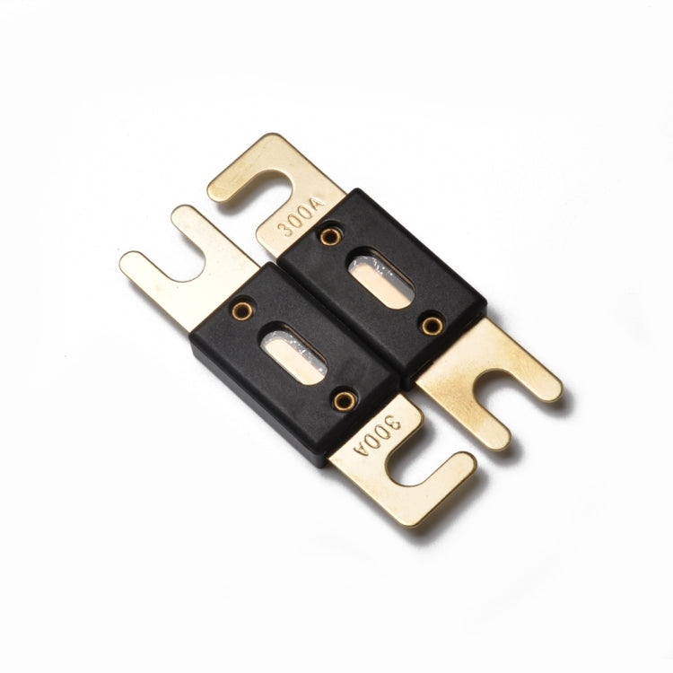 5 PCS 300A Gold-plated Large Forkbolt Car ANL Fuse, 300A