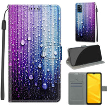 Load image into Gallery viewer, Voltage Coloured Drawing Magnetic Clasp Horizontal Flip PU Leather Case with Holder &amp; Card Slots, For ZTE Blade A71