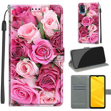 Load image into Gallery viewer, Voltage Coloured Drawing Magnetic Clasp Horizontal Flip PU Leather Case with Holder &amp; Card Slots, For ZTE Blade A71