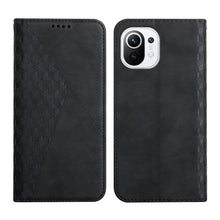 Load image into Gallery viewer, Diamond Pattern Splicing Skin Feel Magnetic Horizontal Flip Leather Case with Card Slots &amp; Holder &amp; Wallet, For Xiaomi Mi 11 Lite, For Xiaomi Mi 11 Pro, For Xiaomi Mi 11, For Xiaomi Poco M3 / Redmi 9T, For Xiaomi Mi 10T Pro 5G / Mi 10T 5G              ...