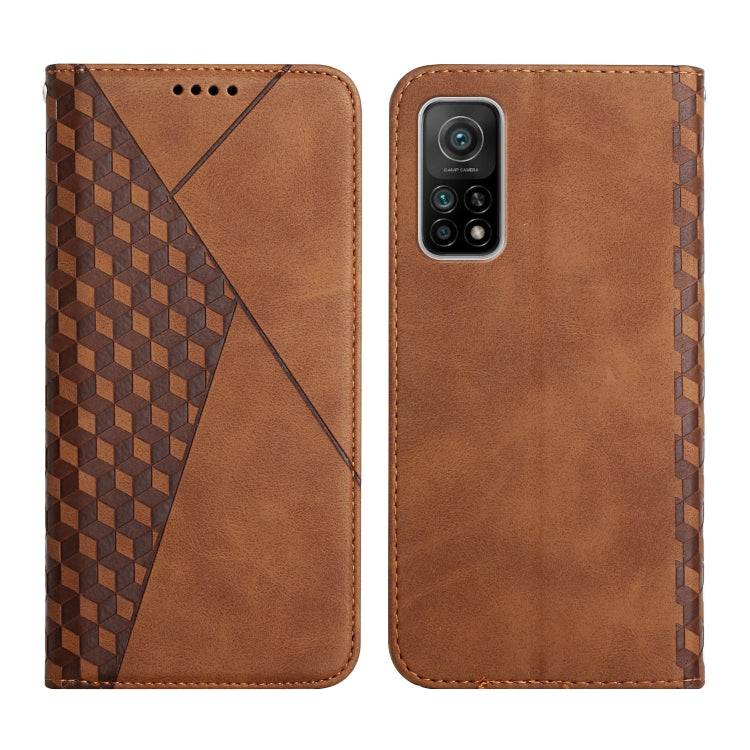Diamond Pattern Splicing Skin Feel Magnetic Horizontal Flip Leather Case with Card Slots & Holder & Wallet, For Xiaomi Mi 11 Lite, For Xiaomi Mi 11 Pro, For Xiaomi Mi 11, For Xiaomi Poco M3 / Redmi 9T, For Xiaomi Mi 10T Pro 5G / Mi 10T 5G              ...