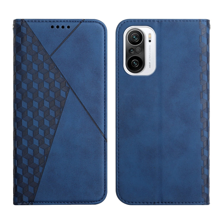 Diamond Pattern Splicing Skin Feel Magnetic Horizontal Flip Leather Case with Card Slots & Holder & Wallet, For Xiaomi Mi 11 Lite, For Xiaomi Mi 11 Pro, For Xiaomi Mi 11, For Xiaomi Poco M3 / Redmi 9T, For Xiaomi Mi 10T Pro 5G / Mi 10T 5G              ...