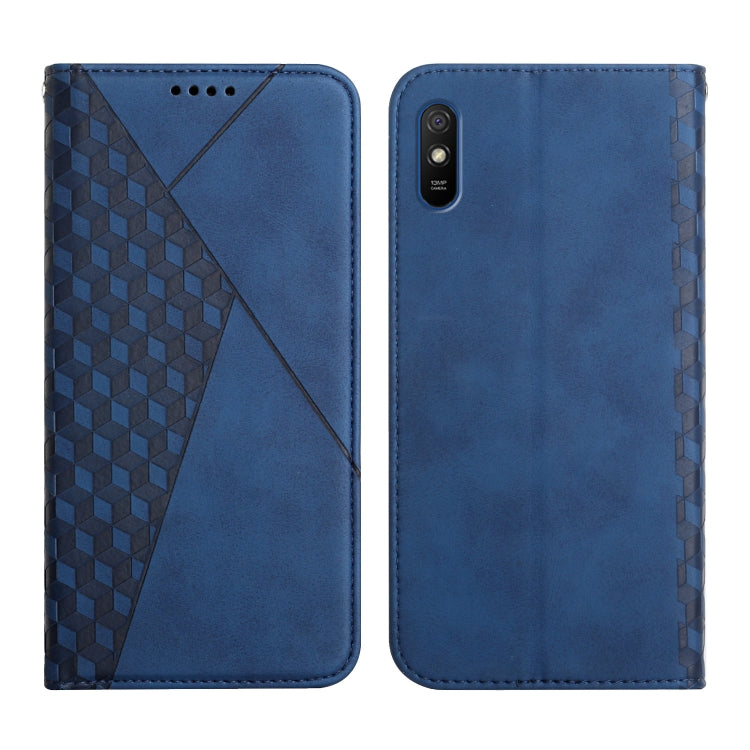 Diamond Pattern Splicing Skin Feel Magnetic Horizontal Flip Leather Case with Card Slots & Holder & Wallet, For Xiaomi Mi 10T Lite 5G, For Xiaomi Redmi 9A, For Xiaomi Redmi Note 10 Pro