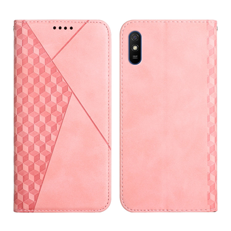 Diamond Pattern Splicing Skin Feel Magnetic Horizontal Flip Leather Case with Card Slots & Holder & Wallet, For Xiaomi Mi 10T Lite 5G, For Xiaomi Redmi 9A, For Xiaomi Redmi Note 10 Pro
