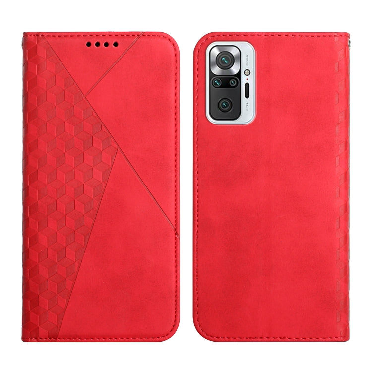 Diamond Pattern Splicing Skin Feel Magnetic Horizontal Flip Leather Case with Card Slots & Holder & Wallet, For Xiaomi Mi 10T Lite 5G, For Xiaomi Redmi 9A, For Xiaomi Redmi Note 10 Pro