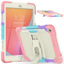 Load image into Gallery viewer, Shockproof Colorful Silica Gel + PC Protective Case with Holder &amp; Shoulder Strap, For iPad 10.2 2021 / 2020 / 2019, For Samsung Galaxy A7 Lite T220 / T225