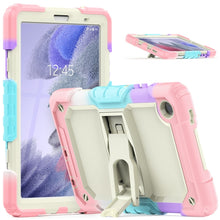Load image into Gallery viewer, Shockproof Colorful Silica Gel + PC Protective Case with Holder &amp; Shoulder Strap, For iPad 10.2 2021 / 2020 / 2019, For Samsung Galaxy A7 Lite T220 / T225