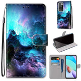 Coloured Drawing Cross Texture Horizontal Flip PU Leather Case with Holder & Card Slots & Wallet & Lanyard, For Xiaomi Redmi 10, For Huawei P50