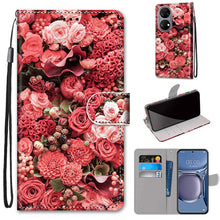 Load image into Gallery viewer, Coloured Drawing Cross Texture Horizontal Flip PU Leather Case with Holder &amp; Card Slots &amp; Wallet &amp; Lanyard, For Xiaomi Redmi 10, For Huawei P50