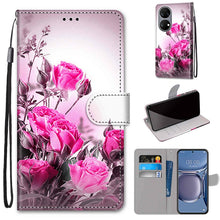 Load image into Gallery viewer, Coloured Drawing Cross Texture Horizontal Flip PU Leather Case with Holder &amp; Card Slots &amp; Wallet &amp; Lanyard, For Xiaomi Redmi 10, For Huawei P50