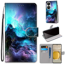 Load image into Gallery viewer, Coloured Drawing Cross Texture Horizontal Flip PU Leather Case with Holder &amp; Card Slots &amp; Wallet &amp; Lanyard, For Huawei P50 Pro, For Nokia 6.3 / G20 / G10